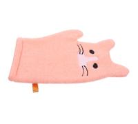 Moufles de Bain pour Garçon et Filles 2 Pièces, Coton Rose, Motif Cartoon