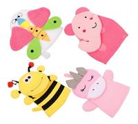 Moufles de Bain pour Garçon et Filles Dessin Animé, Lot de 4 Plusieurs styles