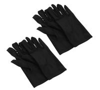 Moufles de Cérémonie en Polyuréthane Noirs 2 Paires , pour Inspection