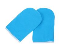 Moufles de Cire pour Mains, Isolants, Réutilisables, Lavables, Bleu | Polyester et Duvet, Usage Maison Spa Diy, Thérapie à Chaud, pour Femmes, Lot Pratique