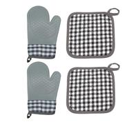 Moufles De Four En Silicone | Gants de Cuisine pour la Préparation Culinaire,Protection pour les Mains Gants de Cuisson pour Four Gril Barbecue Servir Pot au Feu onde Friteuse sans Huile