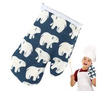 Moufles de Four pour : Anti-brûlure, isolantes, résistantes aux Hautes températures, Gants résistants à la Chaleur, Accessoires de Cuisine | Gants de Cuisson pour Plus de Confort et de