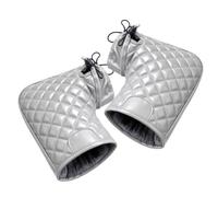 Moufles de Guidon Vélo 2 Pièces Gants Épaissis Doux Chauds à Cordon de | Moufles Guidon Vélo Temps Froid Pour motoneige scooter électrique vélo conduite plein air road trip hommes femmes