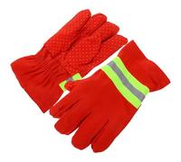 Moufles de Protection Ignifuges pour Pompiers, Respirants, Antidérapants | Fibre Chimique, Usage Secours et Lutte Incendie, Mains Sèches, Prise Sûre, pour Matériel D'extinction