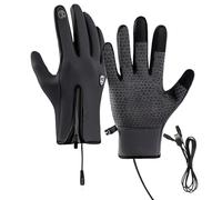 Moufles de ski chauffantes imperméables et coupe-vent rechargeables pour | Les amateurs de plein air rechargeables pour hommes et femmes pour la randonnée, la conduite, la pêche, le patinage