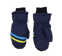 Moufles de ski imperméables pour enfants - Gants d'hiver chauds doublés en polaire pour garçons et filles, poignets longs coupe-vent avec poignet auto-agrippant, pour le ski, le snowboard, la luge et