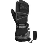 Moufles de snowboard Reusch Sweeber III R-TEX XT Lobster (black/grey mélange) 9