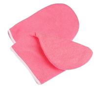 Moufles de Soin des Mains Paire Tissu Rouge en Paraffine | Salon Professionnel et Usage Domestique, Conserve la Chaleur Cire, Mise en Place Facile
