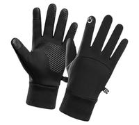 Moufles de Sport D'hiver Imperméables et Coupe-vent, Style Élégant | Adhérence Renforcée en Milieu Humide, Mains au Sec, Usage Vélo et Déplacement, Adultes Conducteurs, Noir