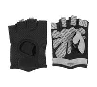 Moufles Demi-doigts Antidérapants de Sport pour Cyclisme et Musculation | Spandex Noir, Paume Épaissie, Flexibles et Respirants, pour Vélo, Salle, Levage et Protection