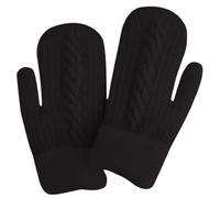 Moufles d'hiver à double couche en tricot chaud doux thermique coupe-vent par temps froid