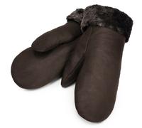 Moufles en cuir d'agneau Werner Christ Horse Marron Taille 10