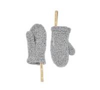 Moufles en mÃ©rinos avec Ã©lastique Happymess Gris M