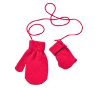 Moufles Enfant Avec Cordon Gants Chauds Hiver Doux Confortables Mignons