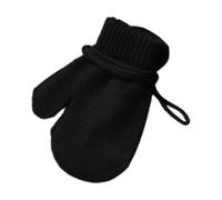 Moufles Enfant Avec Cordon Gants D'Hiver Chauds Doux Confortables