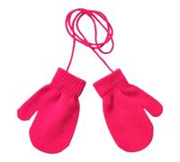 Moufles Enfant Avec Cordon Gants d'hiver chauds, doux, confortables et