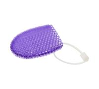 Moufles Exfoliant Peau Sensible, Plastique Pourpre | Texture Microtexturée à Points Convexes 3d, Séchage Rapide, Zones Calleuses, Usage Gym et Corps