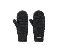 Barts Moufles Jasmin Femme – tricot laine, doublure, taille unique Anthracite