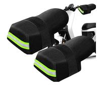 Moufles Guidon Vélo - Gants d’Hiver pour Cyclisme, Imperméables, Coupe-Vent & Protection Solaire, Tissu Oxford, Poignées Moto Chaudes et pour Vélos & Motos