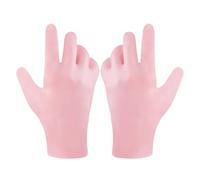 Moufles Hydratants Mains en Sebs, Rose, pour Femmes, Peau Sèche | Effet Adoucissant et Réparateur, Exfoliation et Blanchiment, Usage Nuit