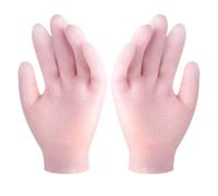 Moufles Hydratants pour Mains et Cuticules Sebs Rose à Domicile | Lot de 1 Paire, Matière Sebs Respirante et Douce, Soin Spa Maison pour Femmes et Filles