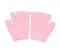Moufles Hydratants pour Mains Femmes, en Maille Rose, Soin | Doigts, Usage Spa et Soin des Mains, Tissu Tricoté Revêtement Gomme, Faciles à Nettoyer