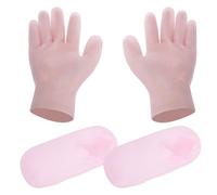 Moufles Hydratants Rose Sebs pour Femmes, Souples, Élastiques, Confortables