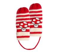 Isotoner Gants mixte bébé avec patch champignon, 2/4ans, rouge
