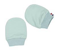 Moufles naissance en coton gants bébé anti griffures vert 0/1M(50/54)