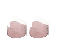 Moufles Palette de Maquillage Rose Pu Réutilisables, Lot de 2 | Usage Mixte pour Fond de Teint et Correcteur, Maintien Propre des Mains, Confort Adapté aux Soins Beauté