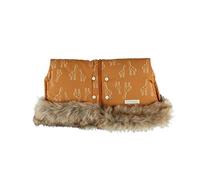 Moufles pour poussette ocre motif girafe - Noukie's
