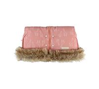 Moufles pour poussette rose motif girafe - Noukie's