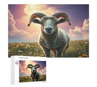 Mouflon Puzzle 1000 Pièces Éducatif 3D Premium Edificio du Paysage Jouet pour Adultes Et Enfants Divertissement Créatif Famille Cadeau Unique Décoration 1000 PCS