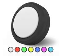 MOUJUCHI éclairage LED cuisine sous meuble, 1 PCS RGB spot led sans fil lampe de placard lumiere led sans fil avec télécommande et fonction minuterie - Noir