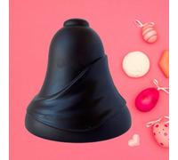 Moulage chocolat de Paques CLOCHE 130g - chocolat de Pâques - Fabrication artisanale en France - lapin poule cloche poussin oeuf (chocolat noir)