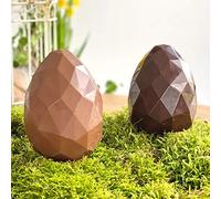 Moulage chocolat de Pâques EDOUARD L'OEUF chocolat lait ORIGAMI 180g - chocolat de Pâques - Fabrication 100 % artisanale et Française - chocolat lapin poule cloche poussin oeuf