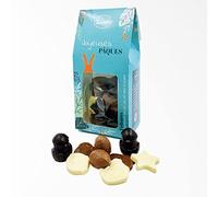 Moulage chocolat PAQUES BOITE FRITURE 150g - chocolat de Pâques - Fabrication 100% artisanale et Française - chocolat lapin poule cloche poussin oeuf