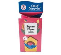 Moulage chocolat PAQUES MARYSE L'OEUF SURPRISE 150g - chocolat de Pâques Personnalisé avec votre message - Fabrication 100% artisanale et Française (CHOCOLAT NOIR)