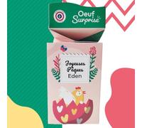 Moulage chocolat PAQUES MARYSE L'OEUF SURPRISE 150g - chocolat de Pâques personnalisé avec votre message - Fabrication 100% artisanale et Française (CHOCOLAT LAIT)