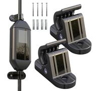 Moulage de montage mural ev - ensemble de support à double chargeur, support anti-glissement solide, structure renforcée, vis de montage rapides incluses | Crochet de charge pour voiture électrique p