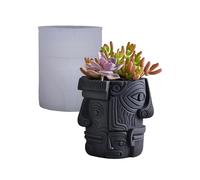 Moulage De Visage En Silicone Brut Pour Les Cultivateurs Artisanaux Colophane Béton Et Les Entreprises Décoration Intérieure Artisanales Moule Silicone Pour Jardinière Béton