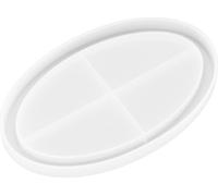 Moulage d'époxy -Fruit coquille Moisissure Silicone Assiette décorative DIY Accessoireval Plateforme de verre