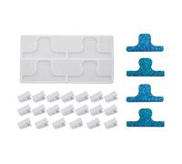 Moulage en élastomère pour la fabrication de bijoux, matériel d'artisanat recyclable, plan flexible, création d'ajouts artisanaux