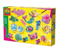 Moulage et peinture - SES CREATIVE - Hobby Pink - Créatures de l’océan - Loisir créatif enfant - Idée cadeau - Age : 5+