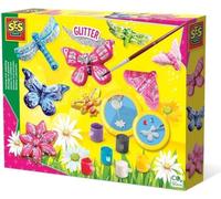 Moulage et peinture - SES CREATIVE - Papillon et paillettes - Figurines en plâtre