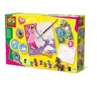 Moulage et peinture - Toiles pour peindre des princesses 3x - Loisirs créatifs - SES CREATIVE - Réaliser 3 peintures de prince