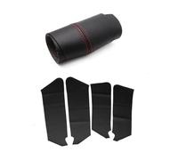 Moulage Intérieure 8 Pièces Pour VW Pour Tiguan 17 18 2019 Couverture D'accoudoir Porte Cuir Souple Protections Panneau Porte Voiture/garniture Couverture Panneau Porte(Black-red line)