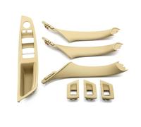 Moulage Intérieure Accoudoir Porte Intérieur Ensemble Poignées Traction Intérieures Pour BMW Série 5 F10 F11 523i 525i 528i 530i 10-17 LHD RHD Beige Noir Marron Huître(LHD Beige)