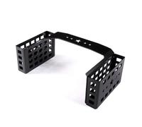 Moulage Intérieure Boîte Rangement Centrale Voiture Pour Toyota Pour FJ Pour Cruiser 2007-2021 Panier Rangement D'équipement Garniture Alliage D'aluminium Noir Rangement(LHD C)