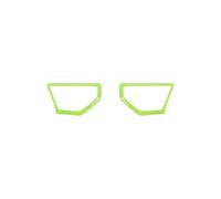 Moulage Intérieure Couvercle D'anneau Décoration Haut-parleur Voiture Accessoires D'intérieur Voiture Pour Jeep Pour Wrangler JL Pour Gladiator JT 2018 2019 2020 2021 Up(Light Green)